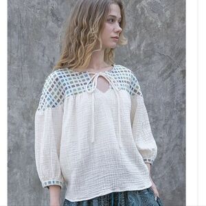 Eastern Serenity Papaya Top